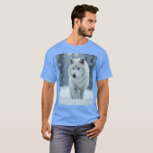 メンズ ベーシック ダークTシャツ Tシャツ (正面フル)