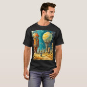 メンズ ベーシック ダークTシャツ Tシャツ (正面フル)