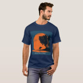 メンズ ベーシック ダークTシャツ Tシャツ (正面フル)