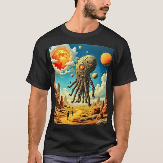 メンズ ベーシック ダークTシャツ Tシャツ (正面)