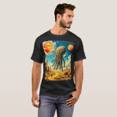 メンズ ベーシック ダークTシャツ Tシャツ (正面フル)