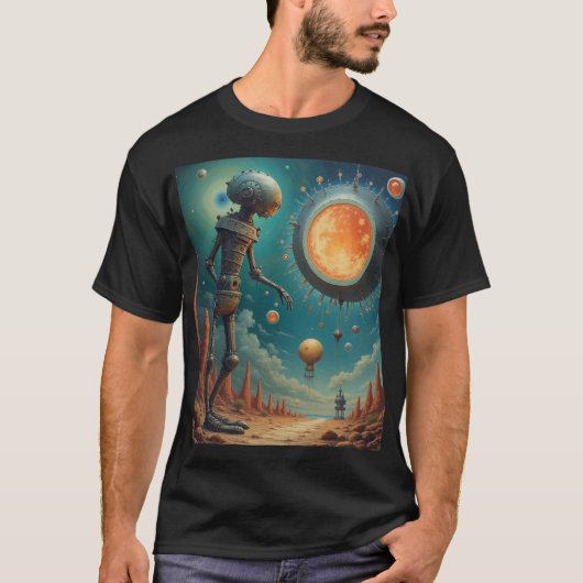 メンズ ベーシック ダークTシャツ Tシャツ (正面)