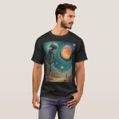メンズ ベーシック ダークTシャツ Tシャツ (正面フル)