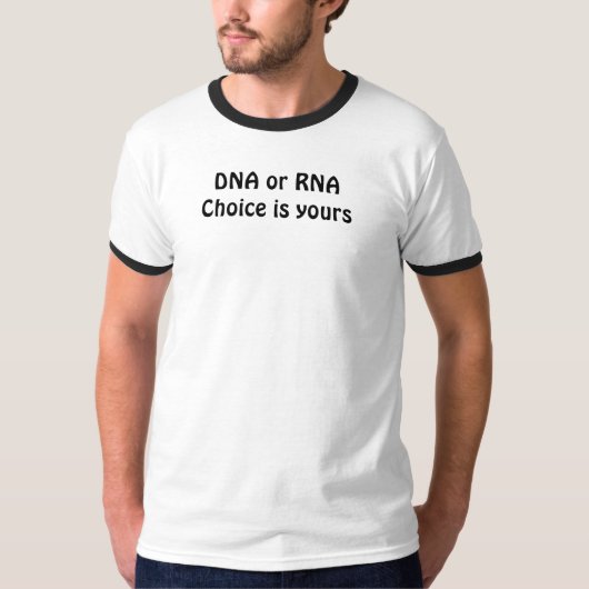 メンズ ベーシック リンガー Tシャツ (正面)