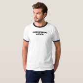 メンズ ベーシック リンガー Tシャツ (正面フル)