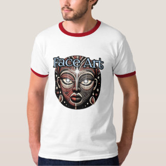 メンズ ベーシック リンガー Tシャツ