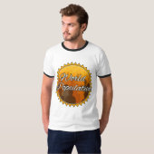 メンズ ベーシック リンガー Tシャツ (正面フル)