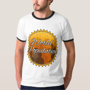 メンズ ベーシック リンガー Tシャツ