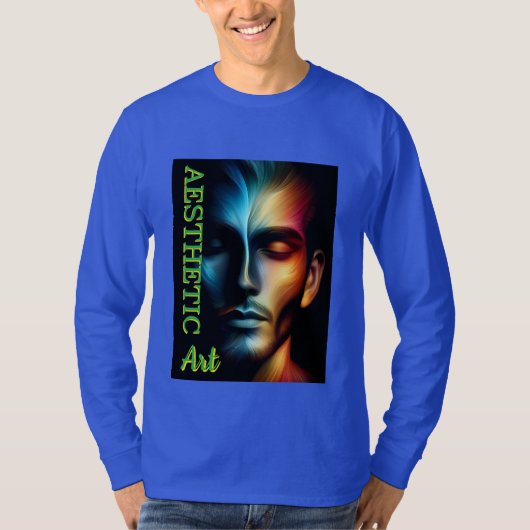 メンズ ベーシック 長袖Tシャツ Tシャツ (正面)