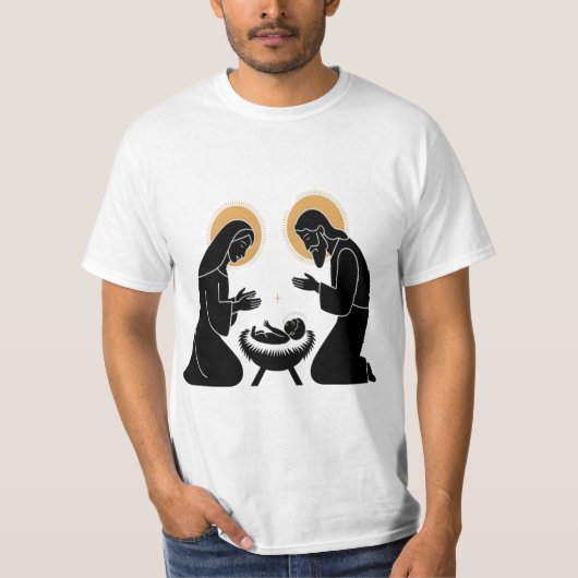 メンズ ベーシック Tシャツ (正面)