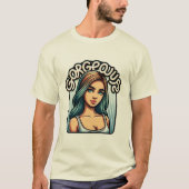 メンズ ベーシック Tシャツ (正面)