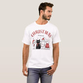 メンズ ベーシック Tシャツ (正面フル)