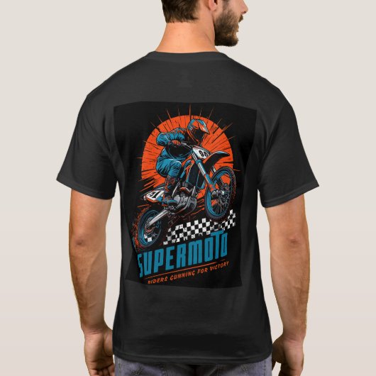 メンズ ベーシック Tシャツ (裏面)