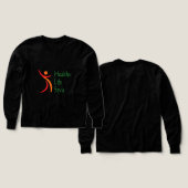 メンズ ベーシック Tシャツ (デザイン 正面＆背面)