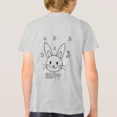 メンズ ベーシック Tシャツ (裏面)