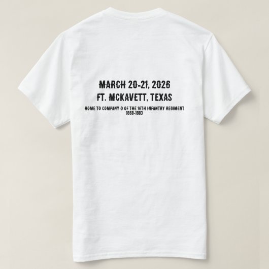メンズ ベーシック Tシャツ (デザイン裏面)
