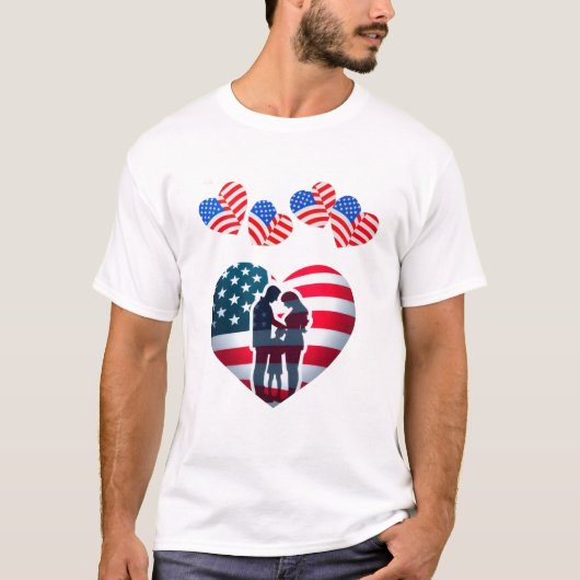 メンズ ベーシック Tシャツ (正面)