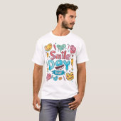 メンズ ベーシック Tシャツ (正面フル)