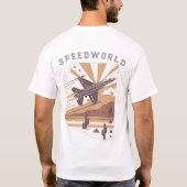 メンズ ベーシック Tシャツ (裏面)