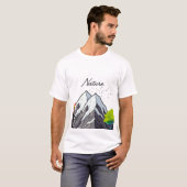 メンズ ベーシック Tシャツ (正面フル)