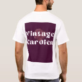 メンズ ベーシック Tシャツ (裏面)