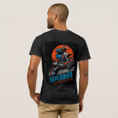メンズ ベーシック Tシャツ (裏面フル)