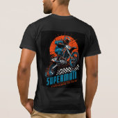 メンズ ベーシック Tシャツ (裏面)