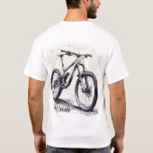 メンズ ベーシック Tシャツ (裏面)