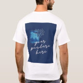 メンズ ベーシック Tシャツ (裏面)