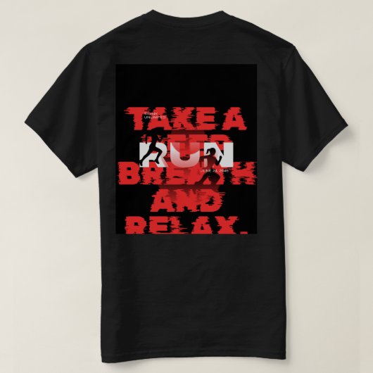 メンズ ベーシック Tシャツ (デザイン裏面)