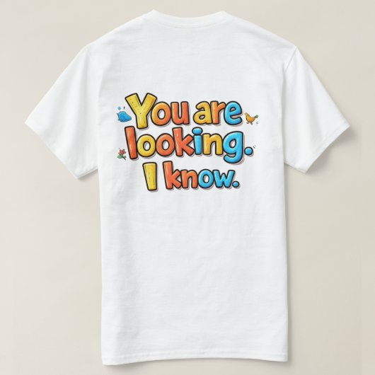 メンズ ベーシック Tシャツ (デザイン裏面)