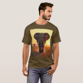 メンズ ベーシック Tシャツ (正面フル)