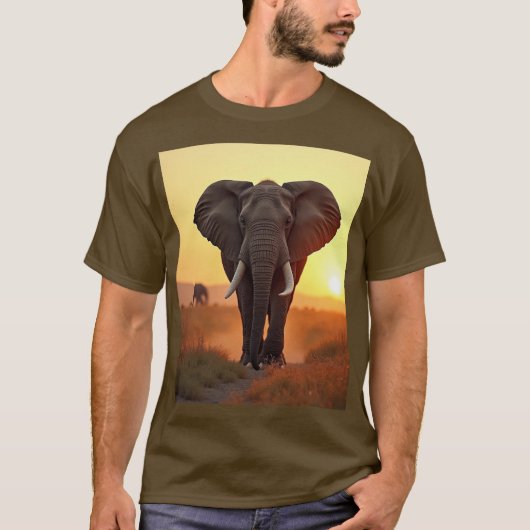 メンズ ベーシック Tシャツ (正面)