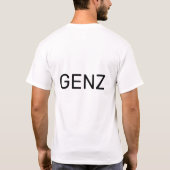 メンズ ベーシック Tシャツ (裏面)
