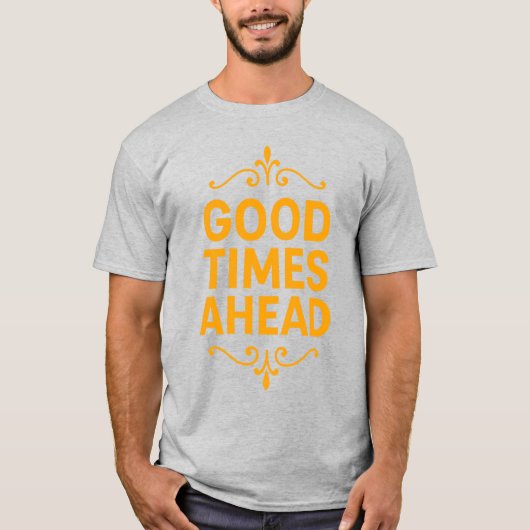 メンズ ベーシック Tシャツ (正面)
