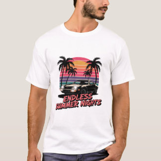 メンズ ベーシック Tシャツ サマーヴァイブ