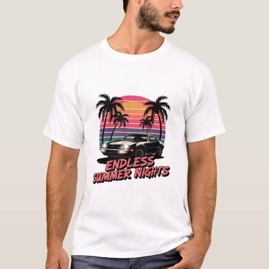メンズ ベーシック Tシャツ サマーヴァイブ (正面)