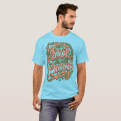 メンズ ベーシック Tシャツ 快適な カジュアル ゆったり (正面フル)