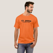 メンズ ベーシック Tシャツ | 200メートル (正面フル)