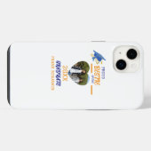 メンズ ベーシック Tシャツ iPhoneケース (裏面横)