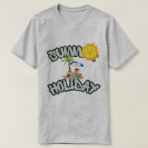 メンズ ベーシックTシャツ 夏休み