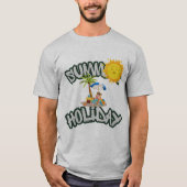 メンズ ベーシックTシャツ 夏休み Tシャツ (正面)