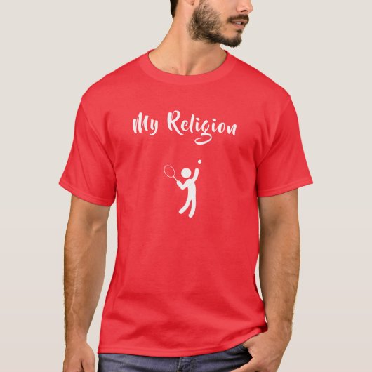 メンズ ベーシックTシャツ | 私の宗教 Tシャツ (正面)