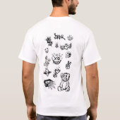 メンズ ベーシックTシャツ Tシャツ (裏面)