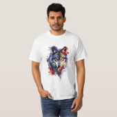 メンズ ベーシックTシャツ Tシャツ (正面フル)