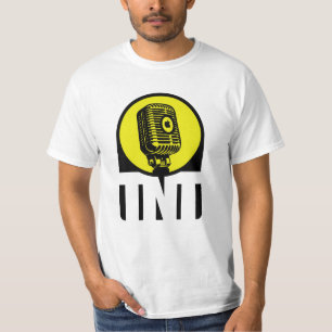 メンズ ホワイト サーズデーナイトタンクト フロント&バックTシャツ Tシャツ