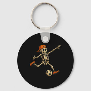 メンズ・ボーイズ・キッズ用スケルトン サッカー ハロウィン コスチューム キーホルダー