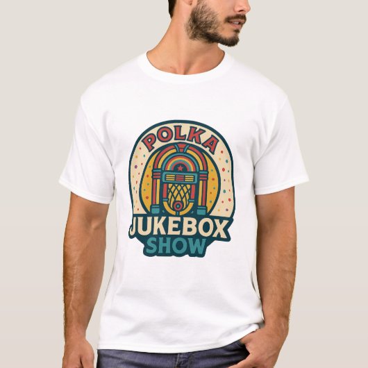 メンズ ポルカ・ジュークボックスTシャツ Tシャツ (正面)