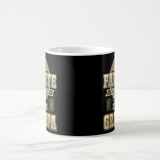 メンズ・マイ・お気に入りのピープルズがおじいちゃんと呼ぶカッコいいクリスマス コーヒーマグカップ (中央)