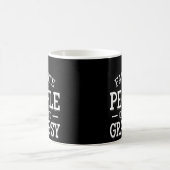 メンズ・マイ・ピお気に入りのープルズ・グランプシー・カッコいいパパ コーヒーマグカップ (中央)